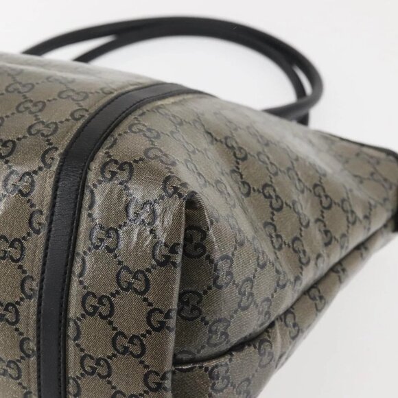 GUCCI GG Crystal Tote Bag Gold Navy 197953 Auth 142538 - Picture 12 of 15